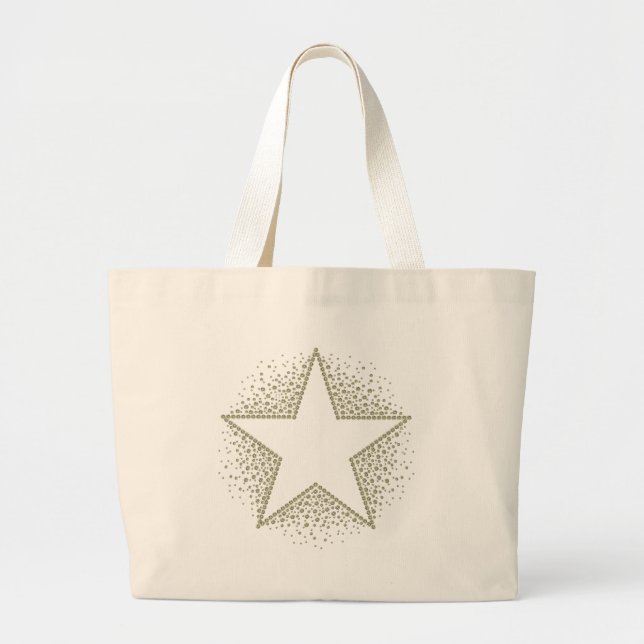 Star Dust Large Tote Bag (Front)