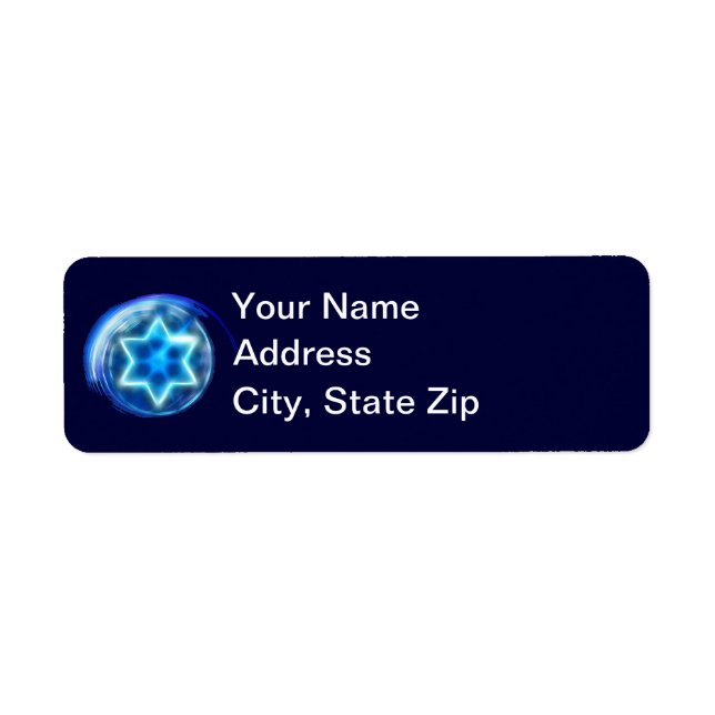 Star Encircled Return Address Label (Front)