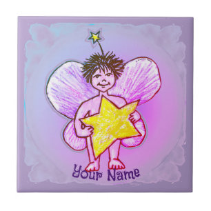 Star Fairy gift box Ceramic Tile