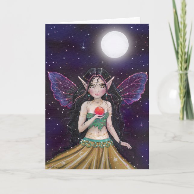 Star Fairy Greeting Card by Molly Harrison (Front)