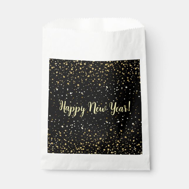 Star Fall Happy New Year Favour Bags (Front)