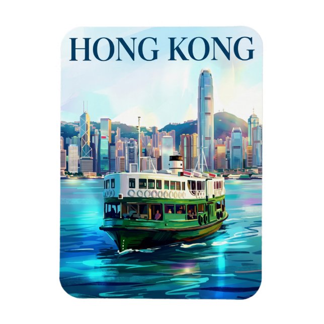 Star Ferry Hong Kong Magnet (Vertical)
