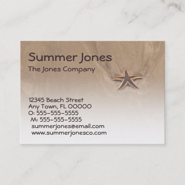 Star-filled Day Profile Card Template (Front)