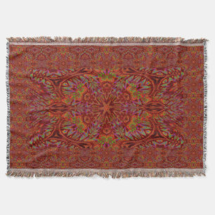 Star Flower of Spring Throw Blanket