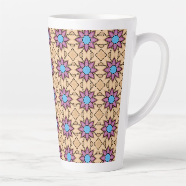 Star Flower Power Latte Mug (Right)
