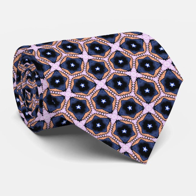 Star Flower Power Tie (Rolled)