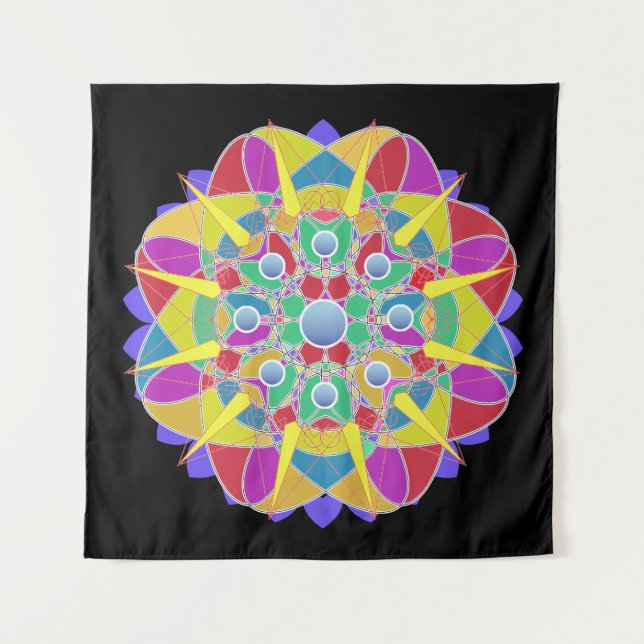 Star Flower Tapestry (Front)