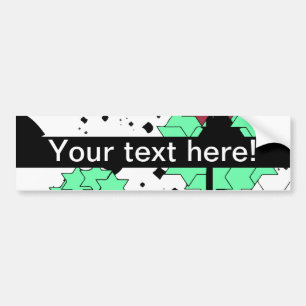 Star flowers bumper sticker