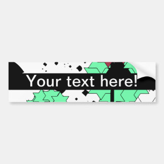 Star flowers bumper sticker