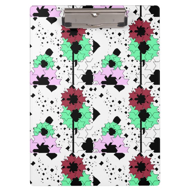 Star flowers clipboard (Front)