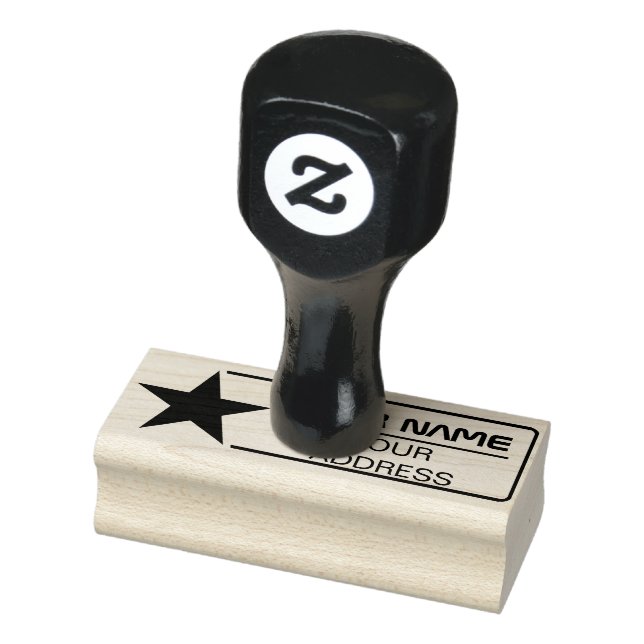 STAR FRAME RUBBER STAMP (Stamp)