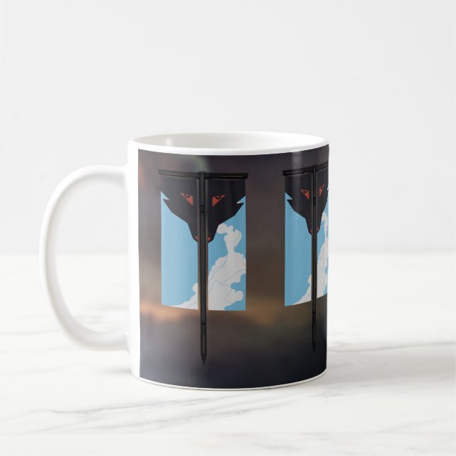 star friends vape wolf banner coffee mug (Left)