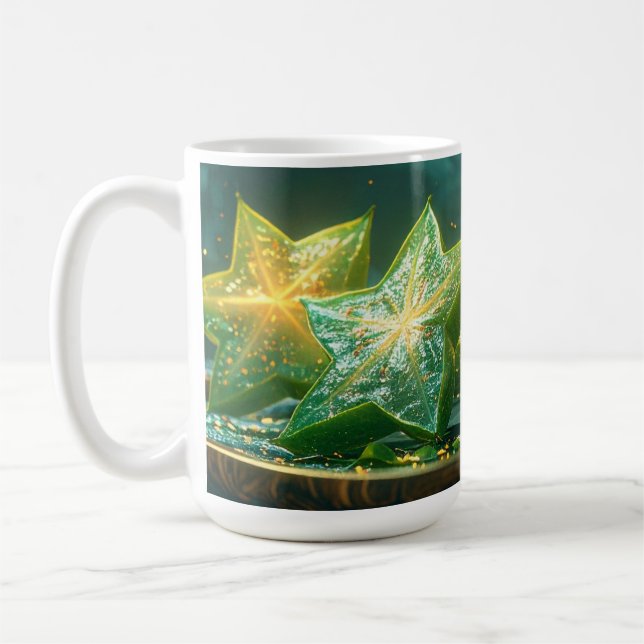Star Fruit - Carambola Coffee Mug (Left)