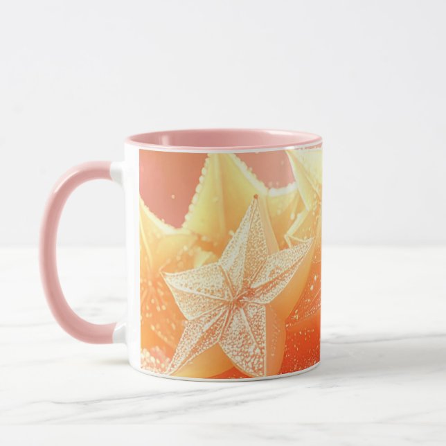 STAR FRUIT - CARAMBOLE - EXOTIC FRUITS MUG (Left)