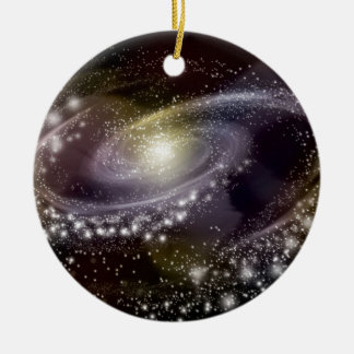 Star Galaxy Galactic Space Print Ceramic Ornament