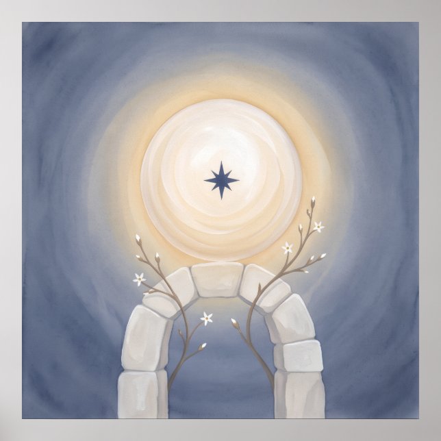 Star Gate Divine Guidance Spiritual Wall Art (Front)