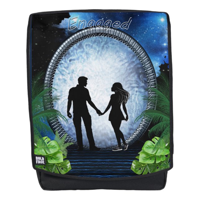 Star-gate-engagement gift backpack (Front)