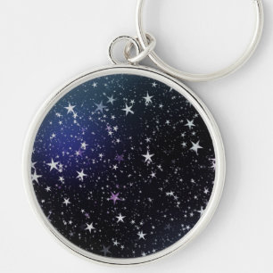 Star Gazer Nature Sky Space Peace Love Destiny Key Ring