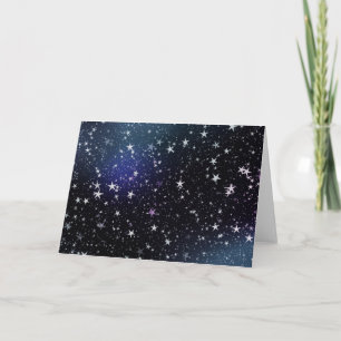 Star Gazer Nature Sky Space Peace Love Destiny Thank You Card