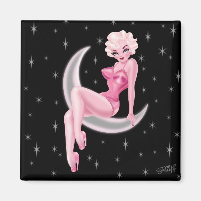Star Gazer Pin Up Magnet (Front)