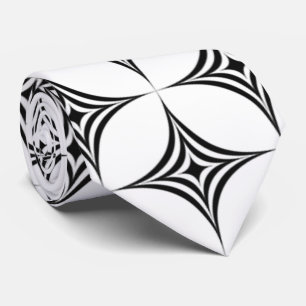 star geometric background pattern tie