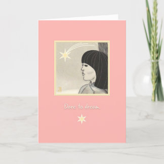Star Girl Dare to Dream 3 Encouragement Card