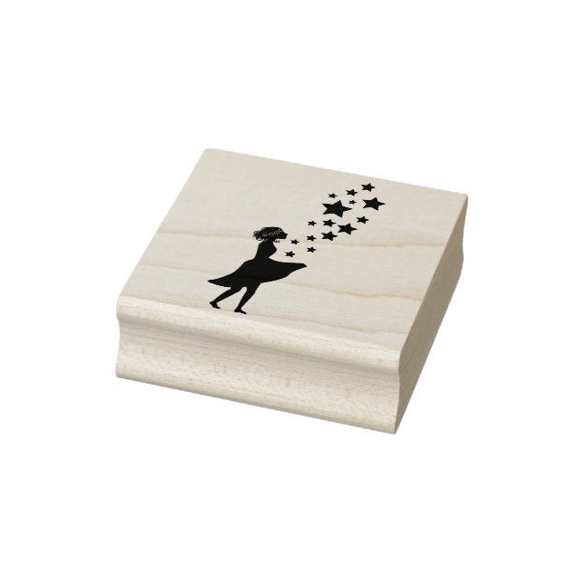 Star Girl Rubber Stamp (Stamp)