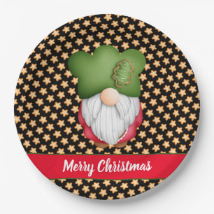 Star Gnome Customise Colour and Text Paper Plate