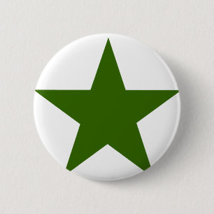 Star GreenDark The MUSEUM Zazzle Gifts 6 Cm Round Badge