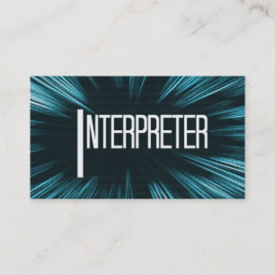 Star Interpreter Business Card