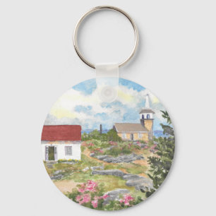 Star Island Room View A View at Isle of Shoals NH Key Ring