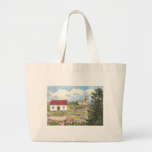 Star Island Room View A View at Isle of Shoals NH Large Tote Bag