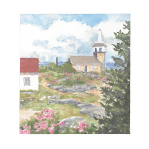 Star Island Room View A View at Isle of Shoals NH Notepad