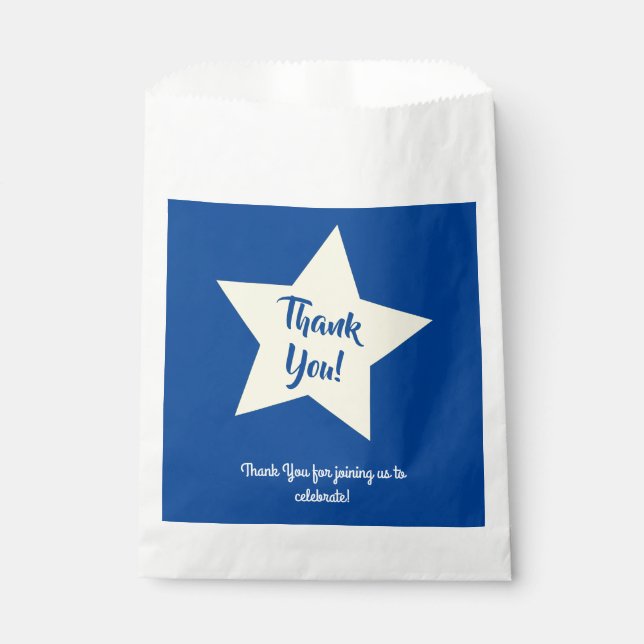 Star Kid's Birthday Twinkle Little Favour Bag (Front)