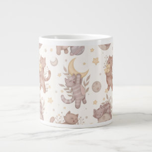 Star Kittens Large Coffee Mug