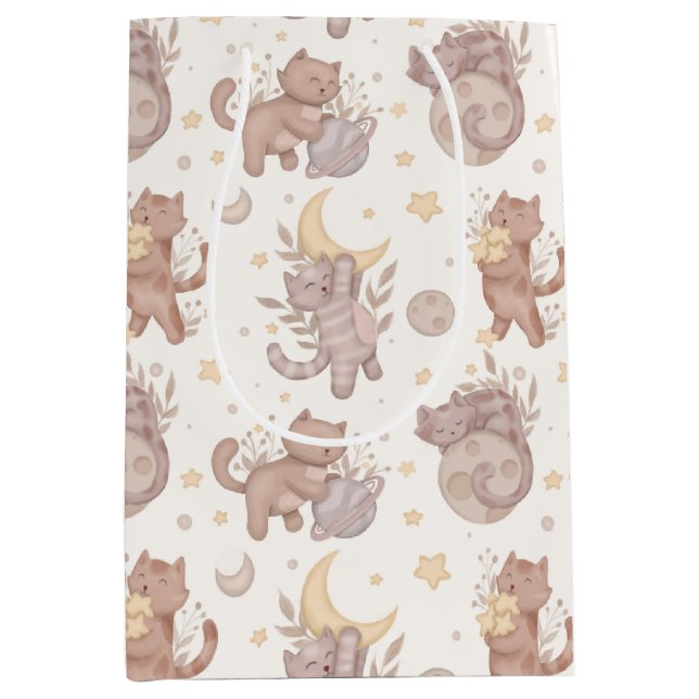 Star Kittens Medium Gift Bag (Front)