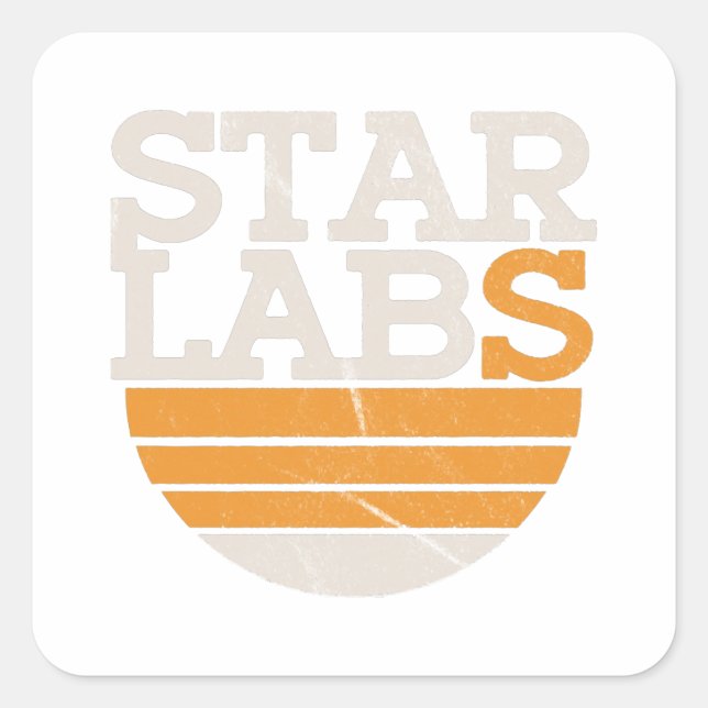 Star Labs Logo  Square Sticker (Front)