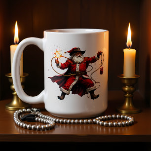 Star Lasso Cowboy Santa Coffee Mug