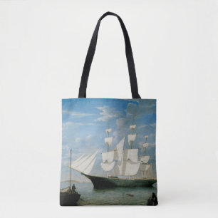 Star Light in Boston Harbour Tote Bag
