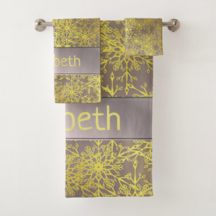 star, light, shiny, bright, shine, glow, glitter,  bath towel set