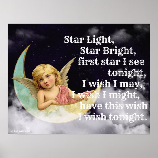 Star Light, Star Bright...nursery print (Front)