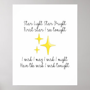 Star Light Star Bright Poster
