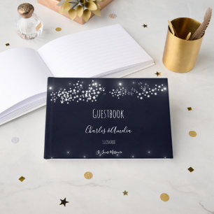Star Light Wedding Guest Book