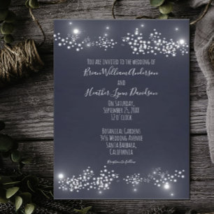 Star Light Wedding Invitation