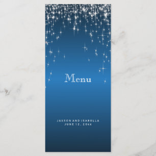 Star Lights in Blue - Menu