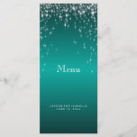 Star Lights in Teal - Menu<br><div class="desc">Menu - Star Lights in teal. Matching Products Available - 100% Customisable. Ready to Fill in the box(es) or Click on the CUSTOMIZE button to add, move, delete, resize or change any of the font or graphics. Made with high resolution vector and/or digital graphics for a professional print. NOTE: (THIS...</div>