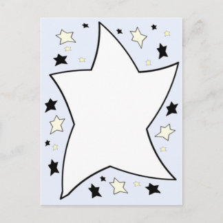 star lilac postcard
