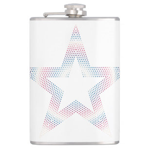 star logo on  flask
