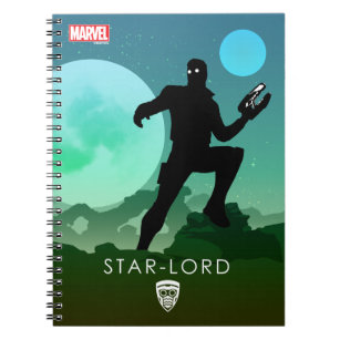 Star-Lord Heroic Silhouette Notebook