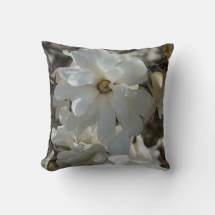 Star Magnolia Blooms Cushion